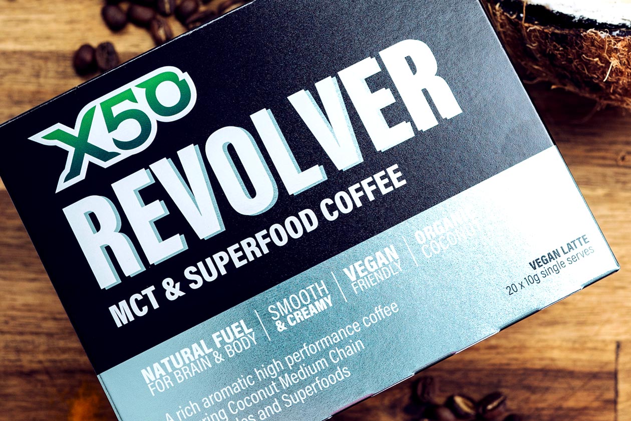 x50 revolver coffee boxes and superfood version