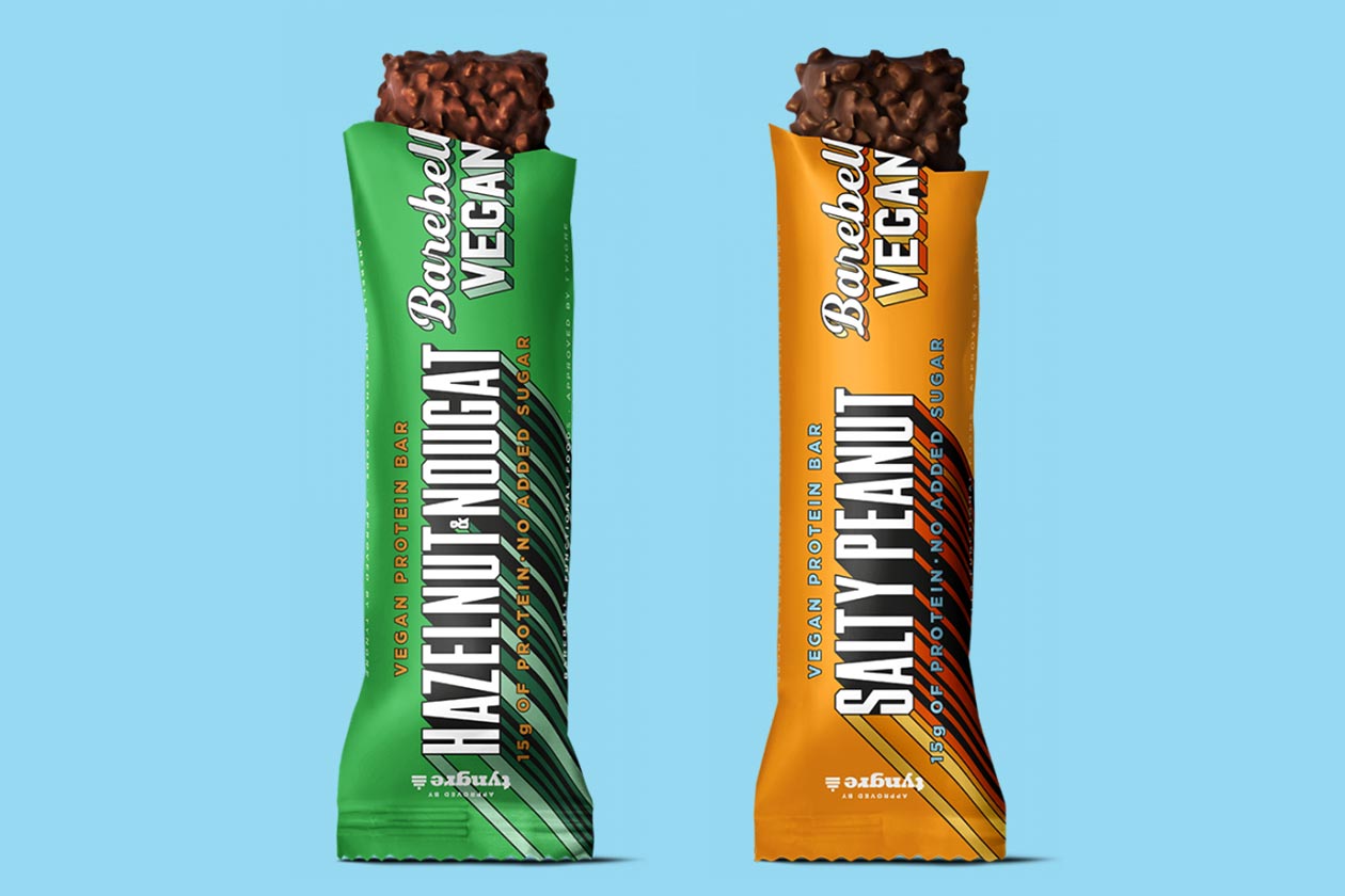 barebells vegan protein bar