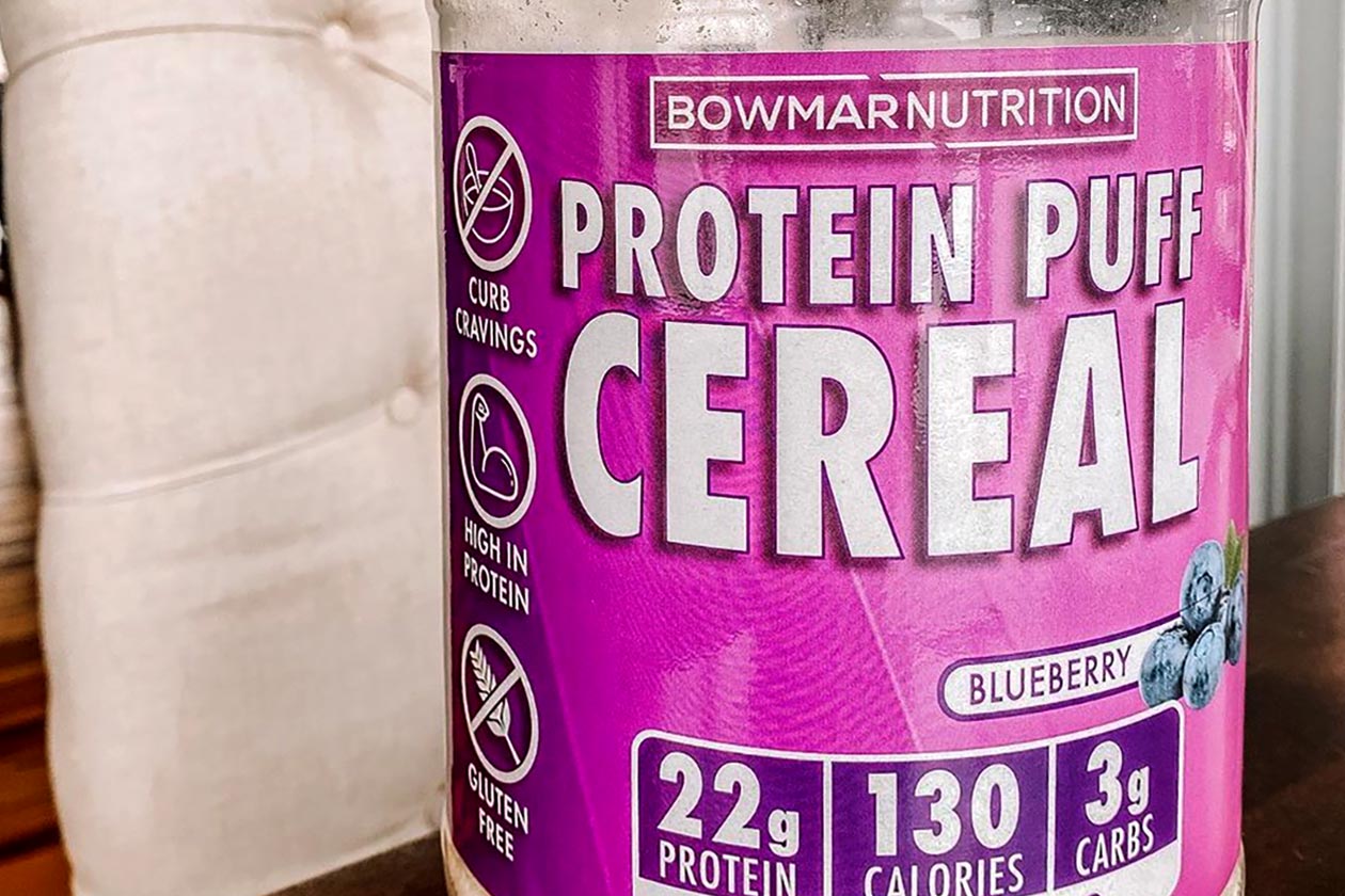 bowmar blueberry protein puffs