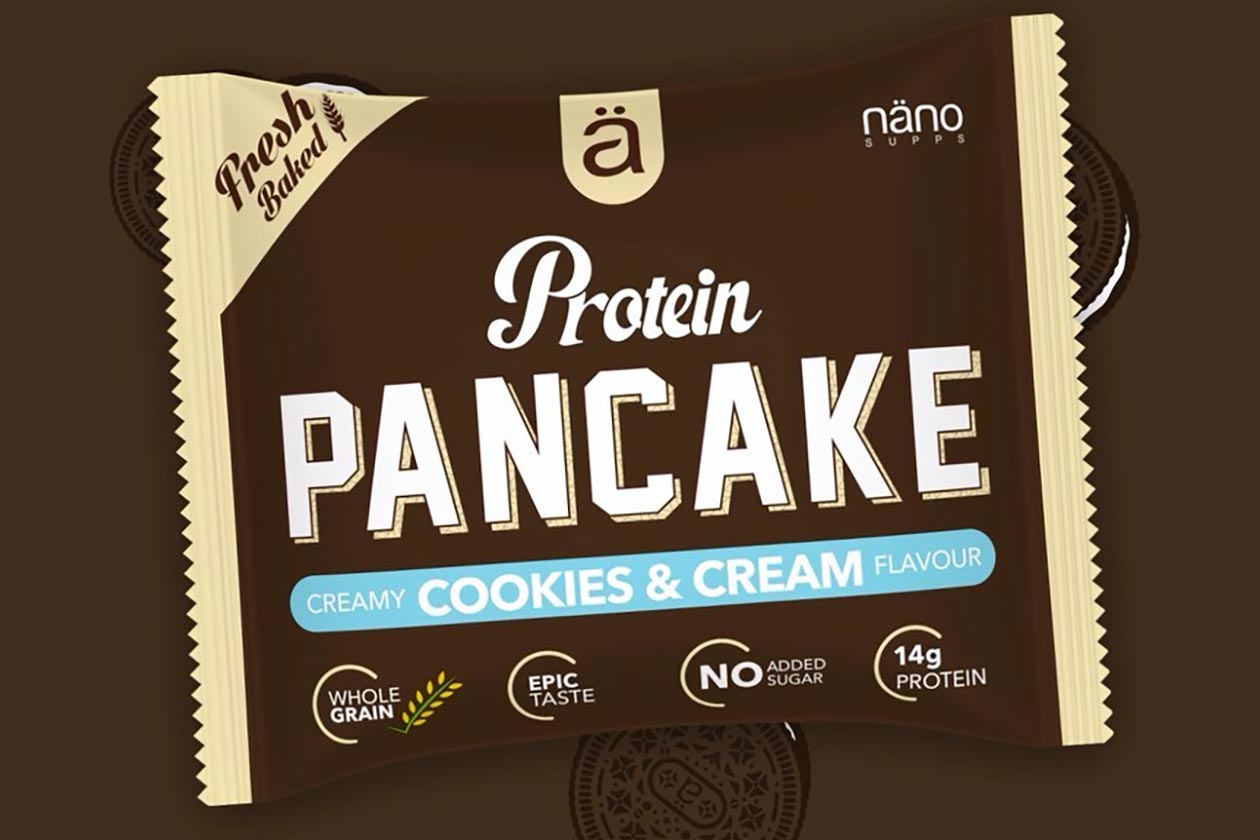 cookies and cream protein pancake