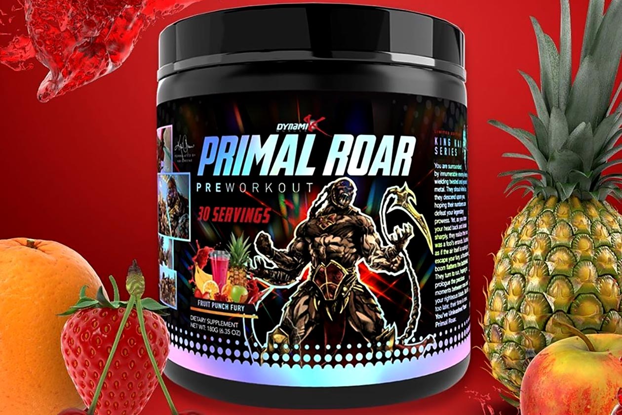 Primval Roar is an all-new pre-workout from Kai Greene'