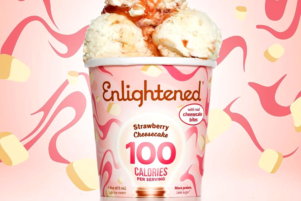 enlightened strawberry cheesecake ice cream