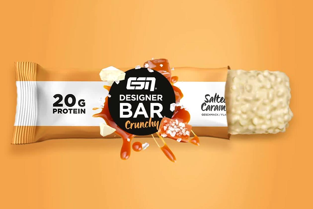 esn salted caramel designer bar crunchy