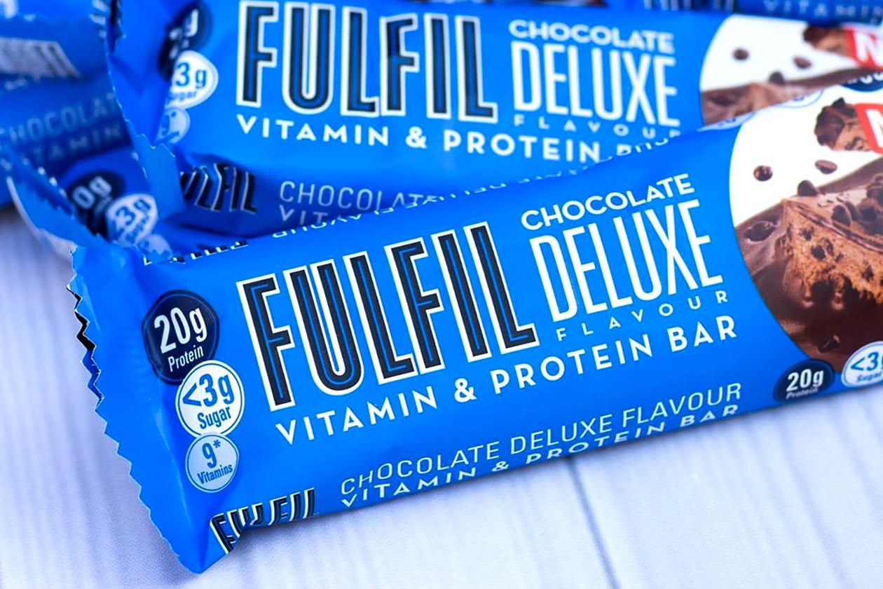 fulfil chocolate deluxe protein bar