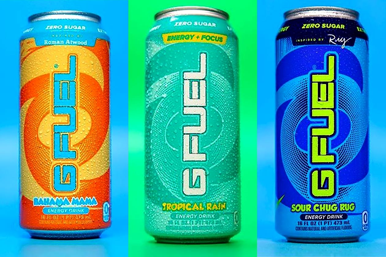 Four more  Fuel energy drinks now available including Sour Chug Rug