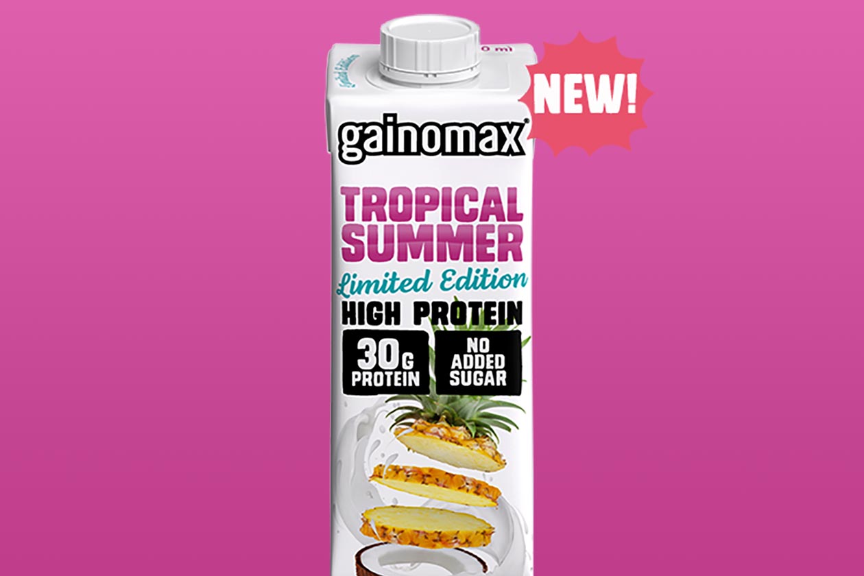 gainomax tropical summer protein shake