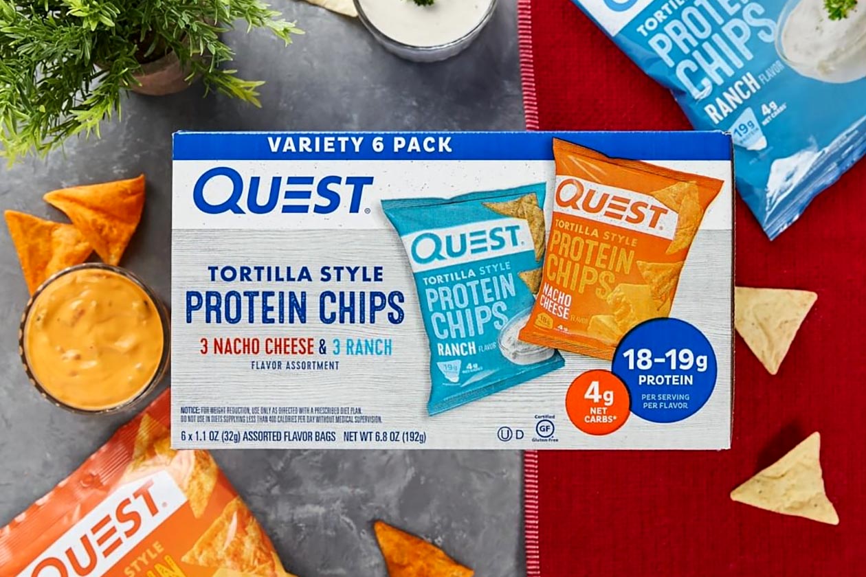 Sams' Club gets a Quest Protein Chip variety pack with 6 bags at $