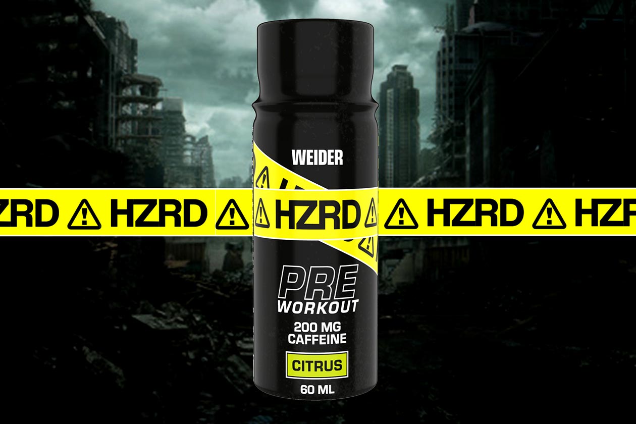 weider hzrd pre-workout shot