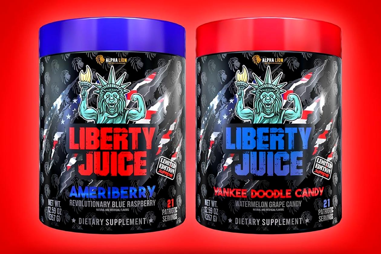 alpha lion liberty juice ameriberry and yankee doodle candy