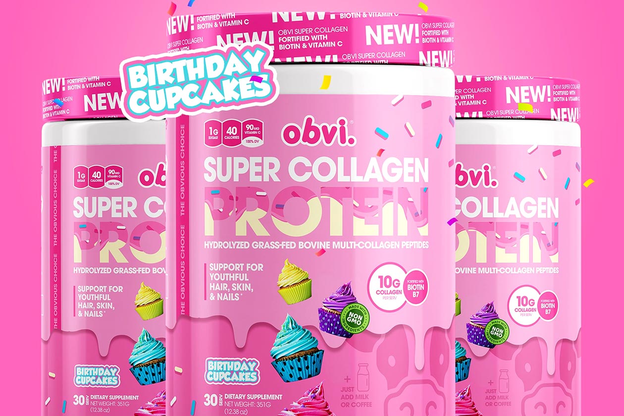 birthday cupcakes obvi super collagen protein