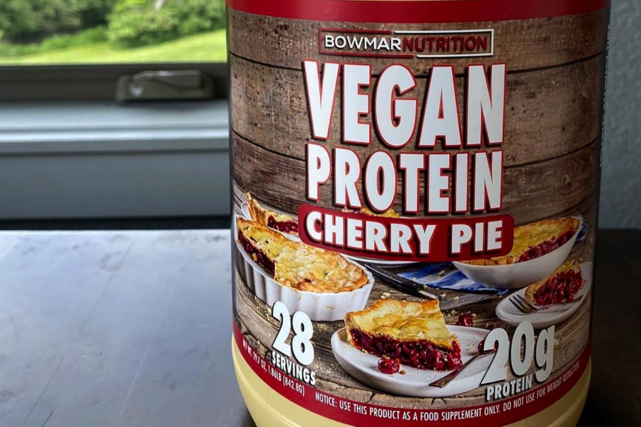 bowmar nutrition cherry pie vegan protein