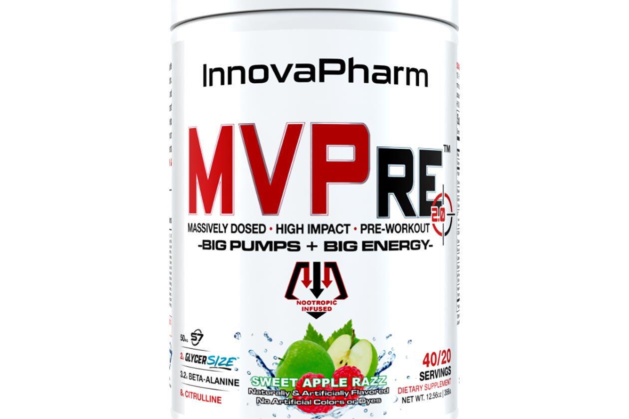 innovapharm sweet apple razz mvpre 2