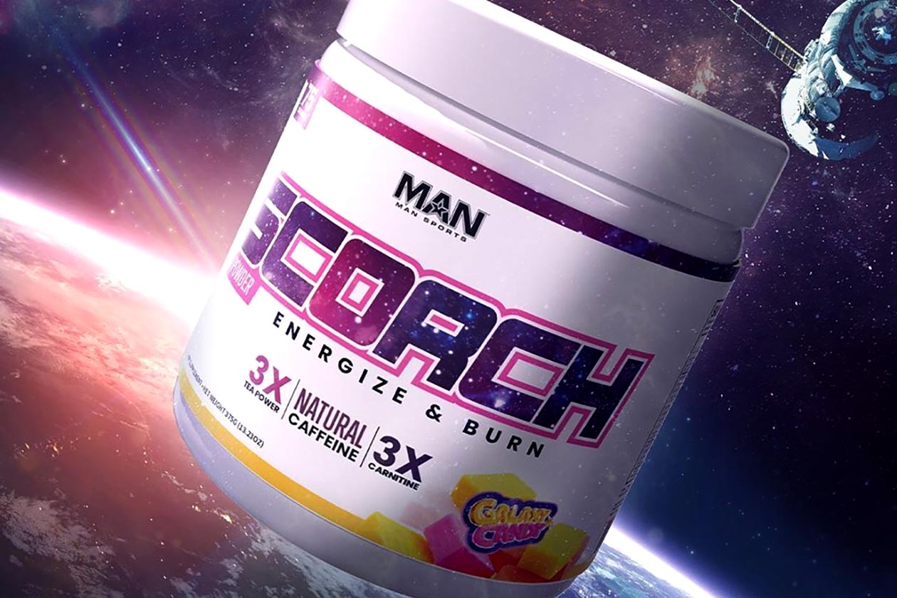 man sports galaxy candy scorch