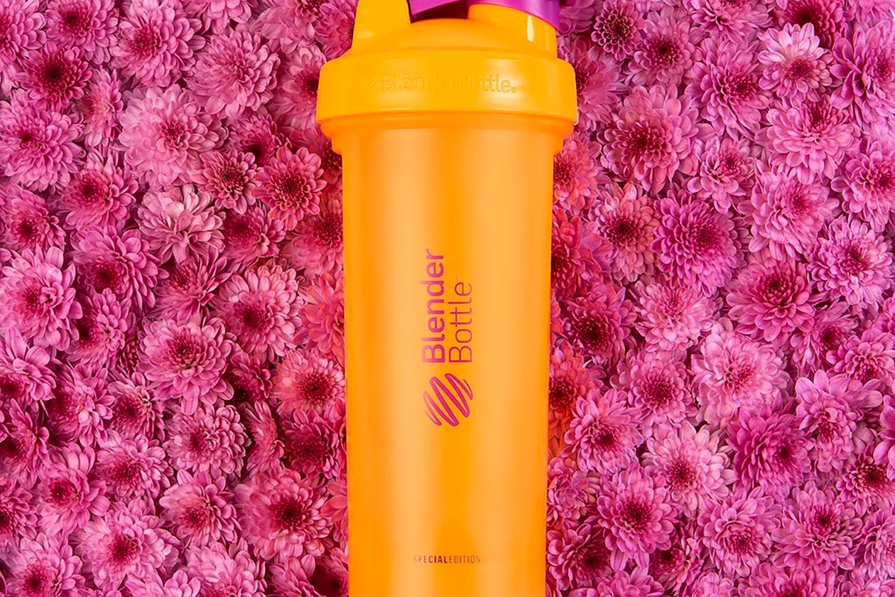 Marigold BlenderBottle combines golden orange with a touch of purple