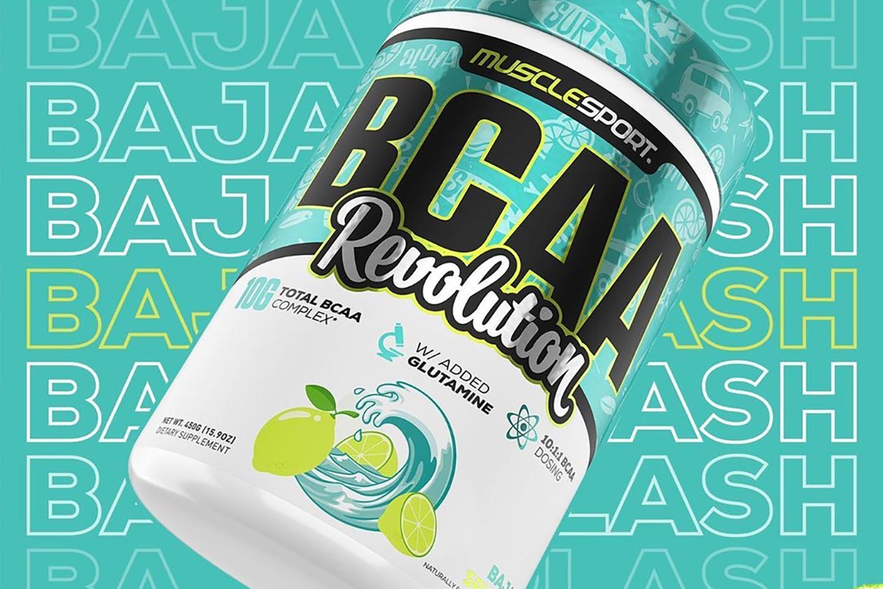 muscle sport baja splash bcaa revolution