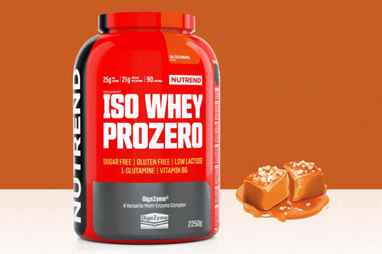 nutrend salty caramel iso whey prozero