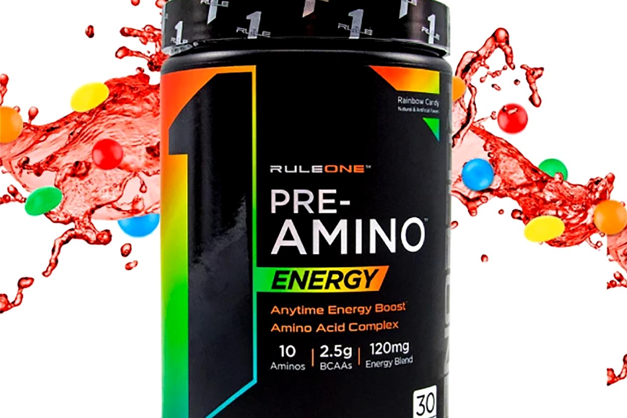 Rule One launches Pre-Amino in a candy-type taste with Rainbow Candy