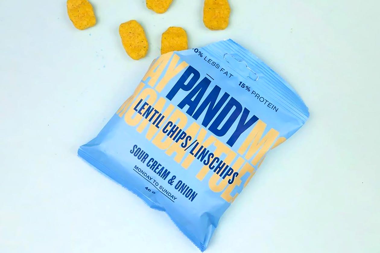 sour cream and onion pandy lentil chips