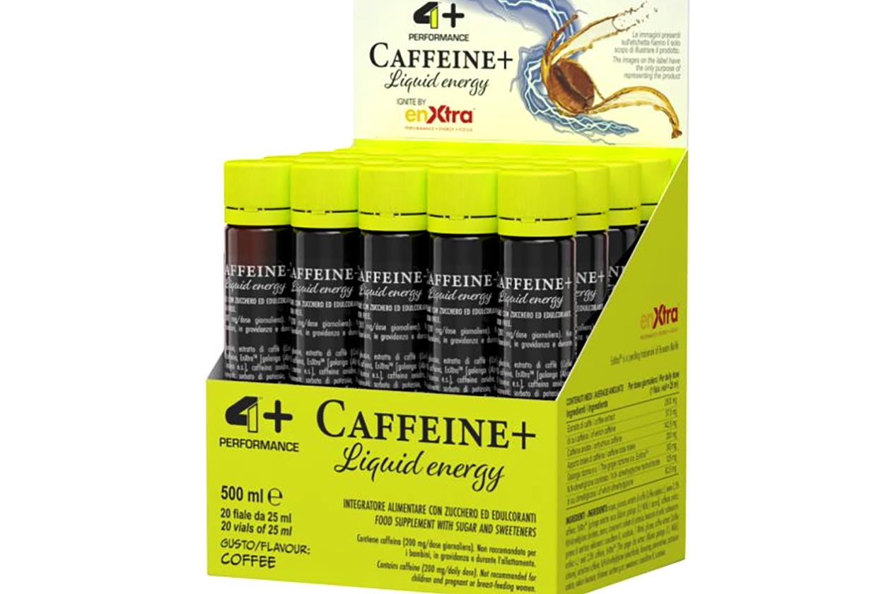 4 plus nutrition caffeine liquid
