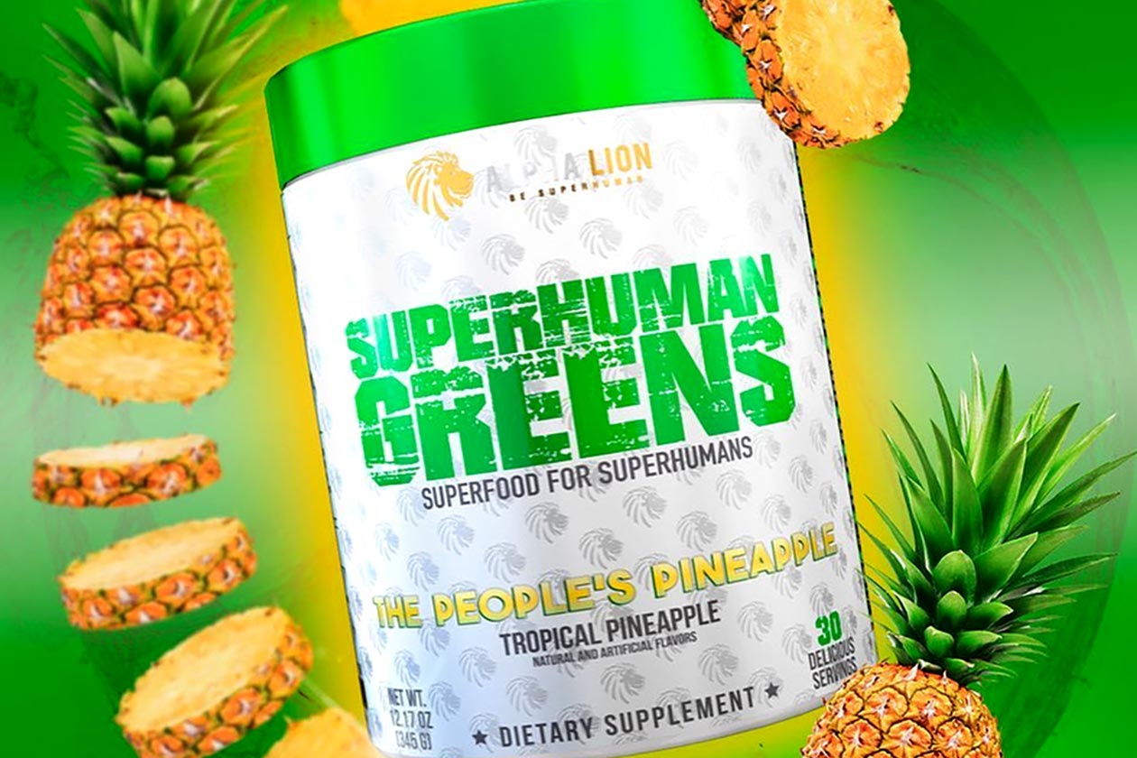 alpha lion peoples pineapple superhuman greens