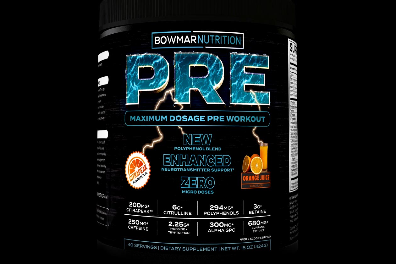 bowmar nutrition sour gummy pre