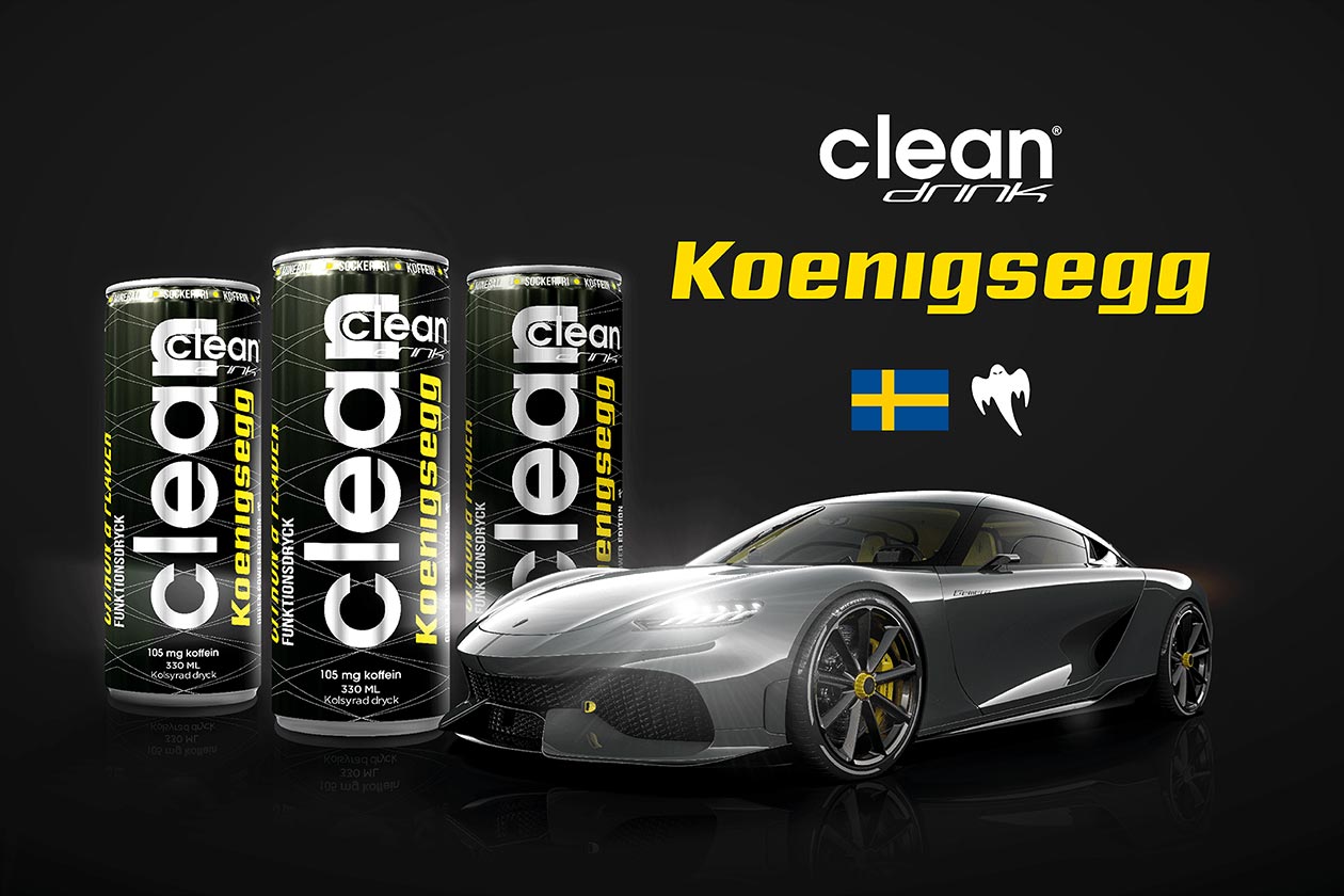 clean drink koenigsegg