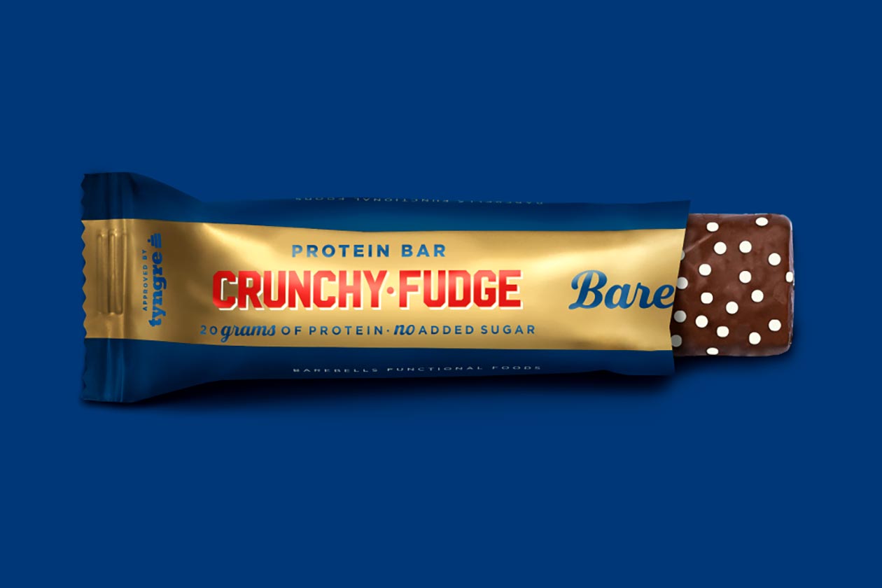 barebells crunchy fudge protein bar