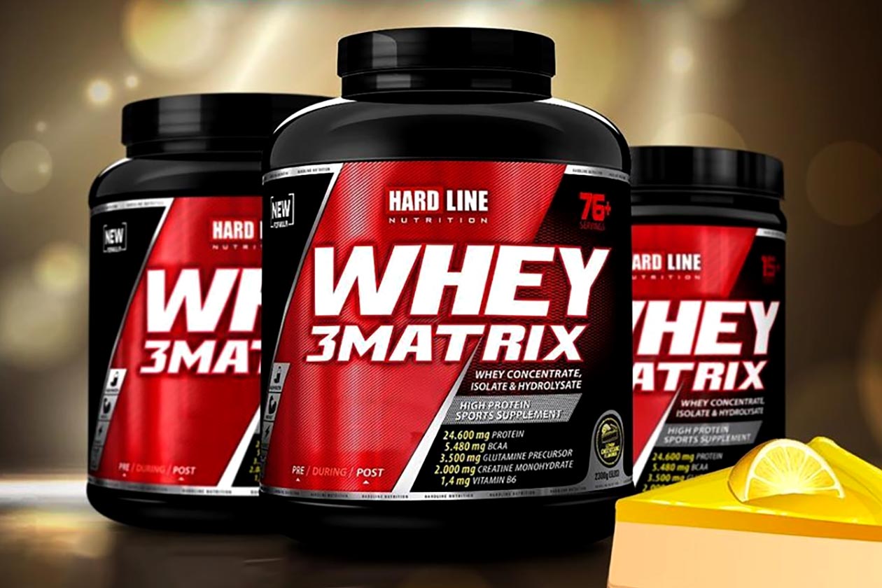 hardline nutrition limon cheesecake whey3 matrix