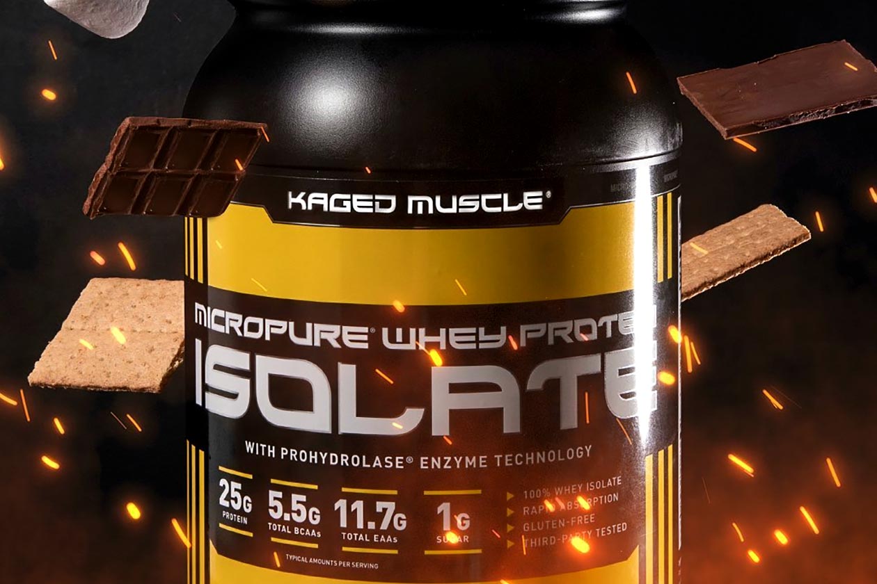 kaged muscle smores whey protein isolate