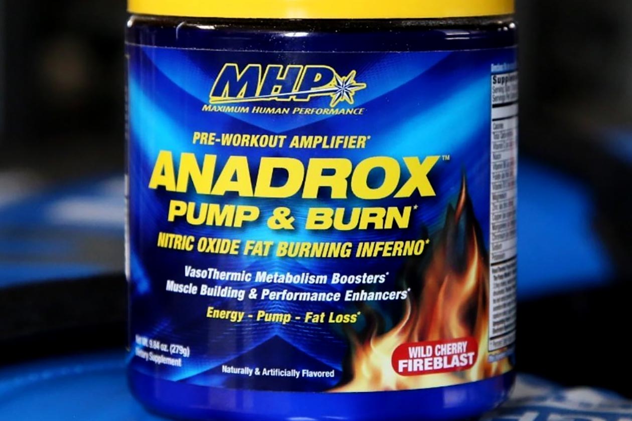 mhp flavored anadrox pump and burn