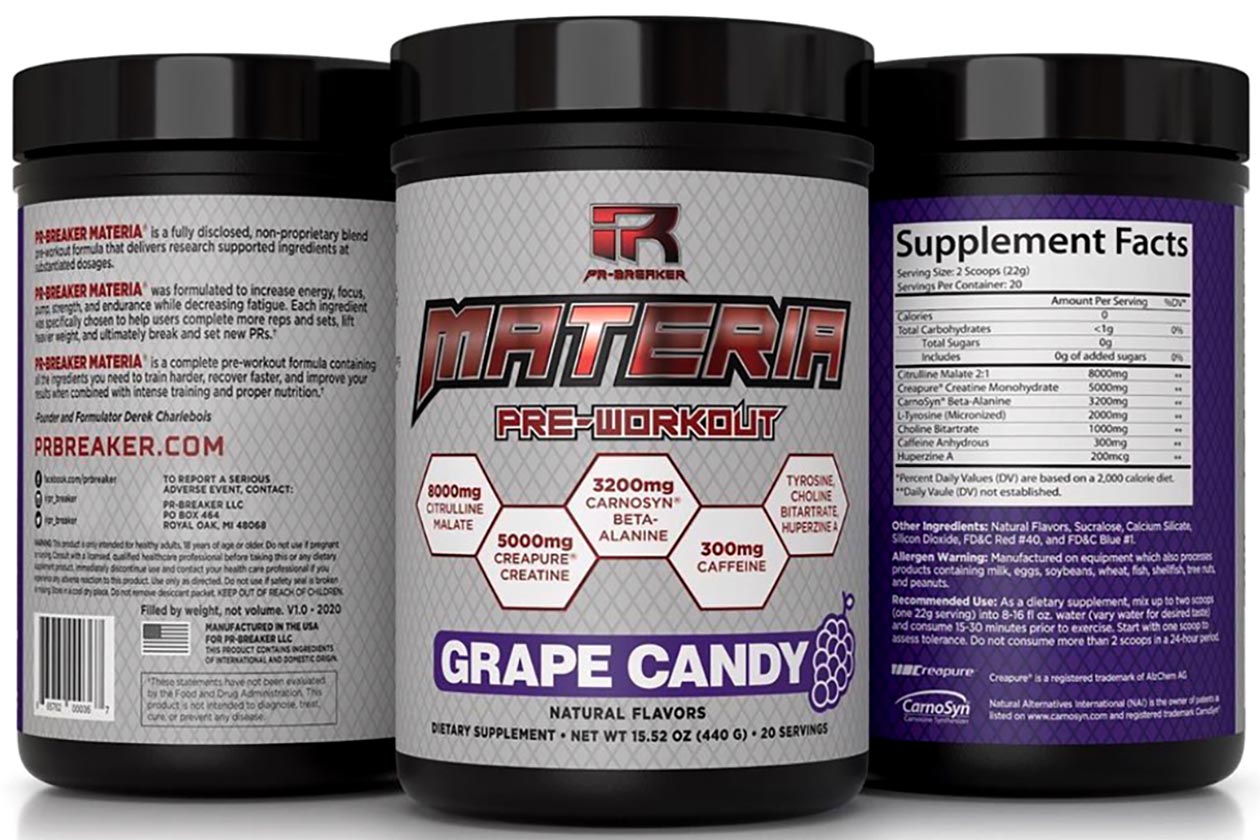 pr breaker grape candy materia