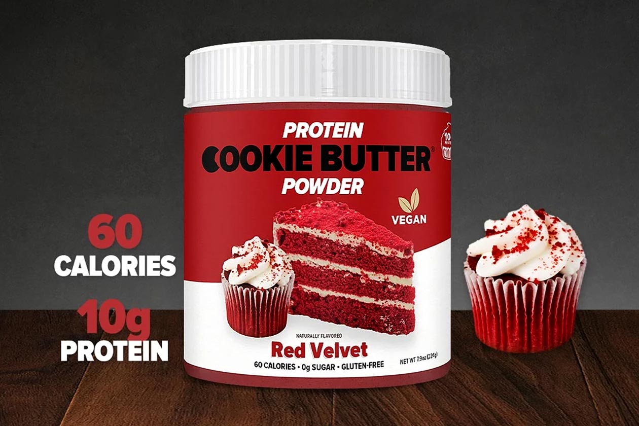 red velvet protein cookie butter powder