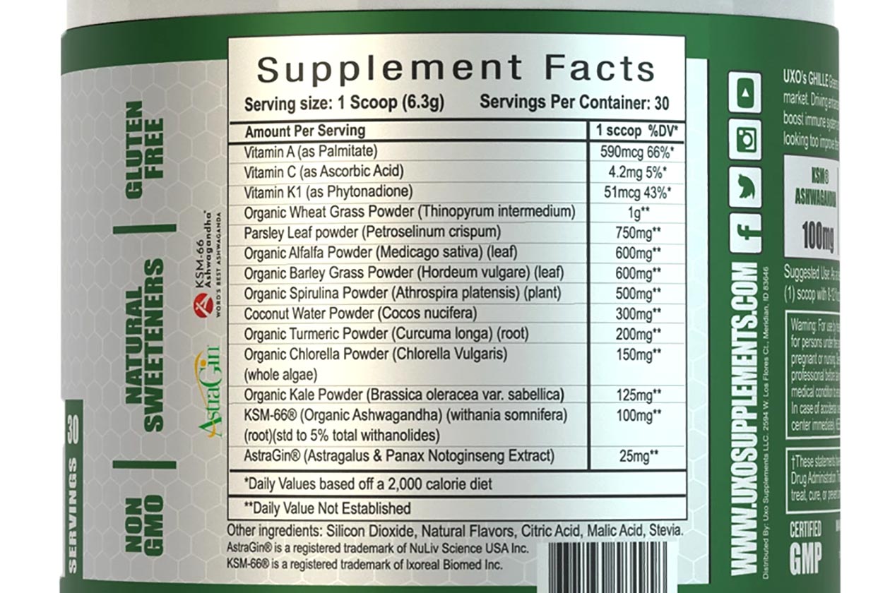 uxo supplements ghillie greens