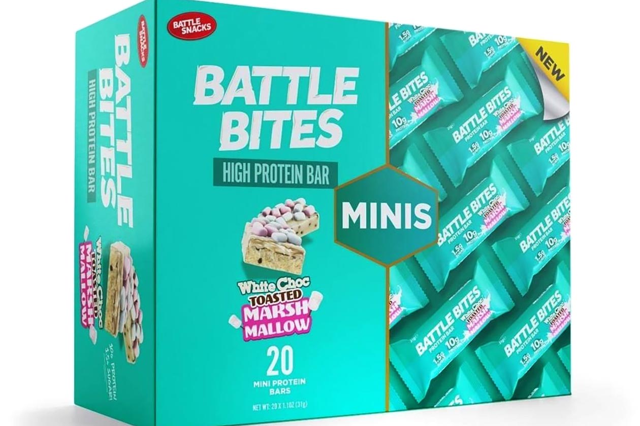 white choc toasted marshmallow battle bites mins