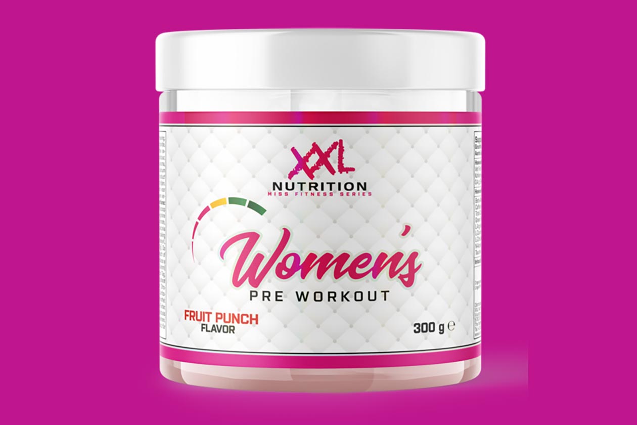 xxl nutrition womens pre-workout