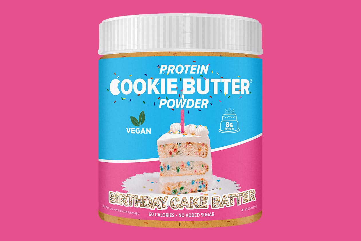 birthday cake batter protein cookie butter powder