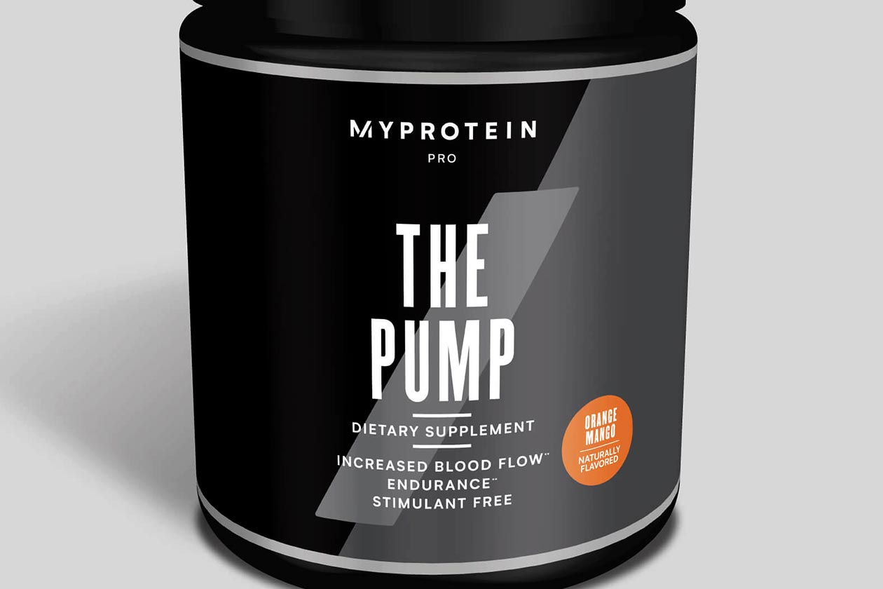 myprotein the pump