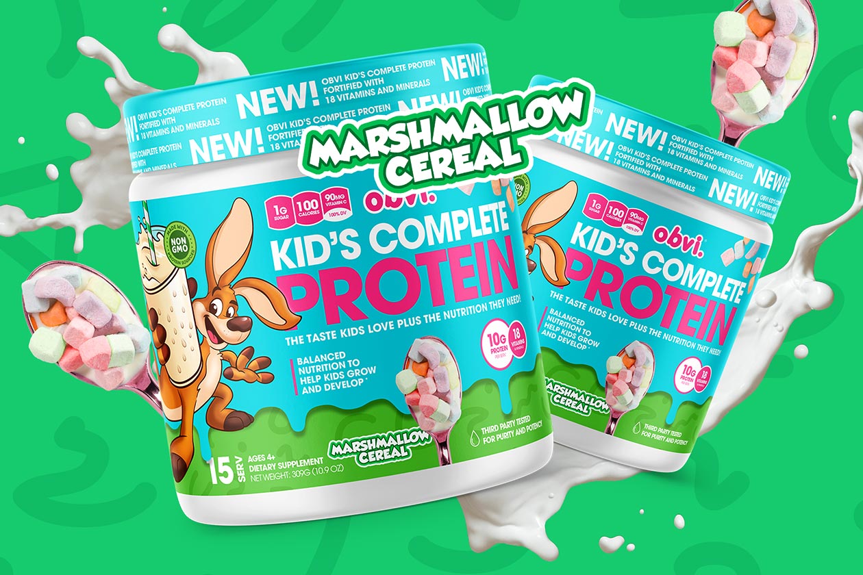 obvi marshmallow cereal kids complete protein