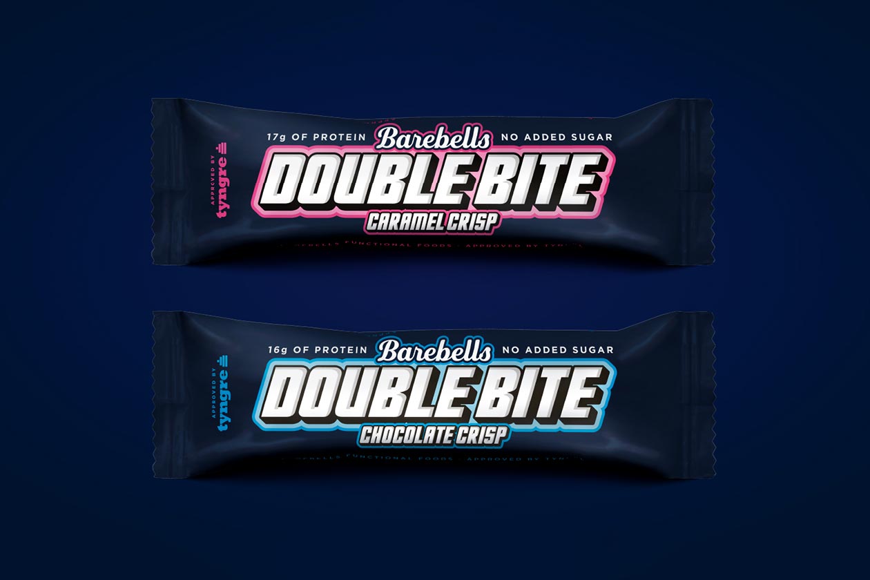 barebells double bite protein bar