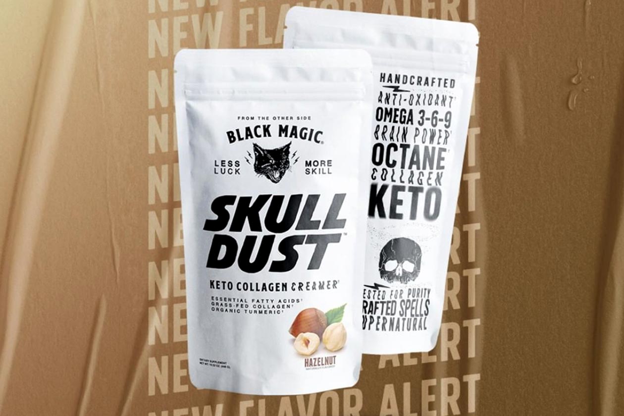 black magic hazelnut skull dust