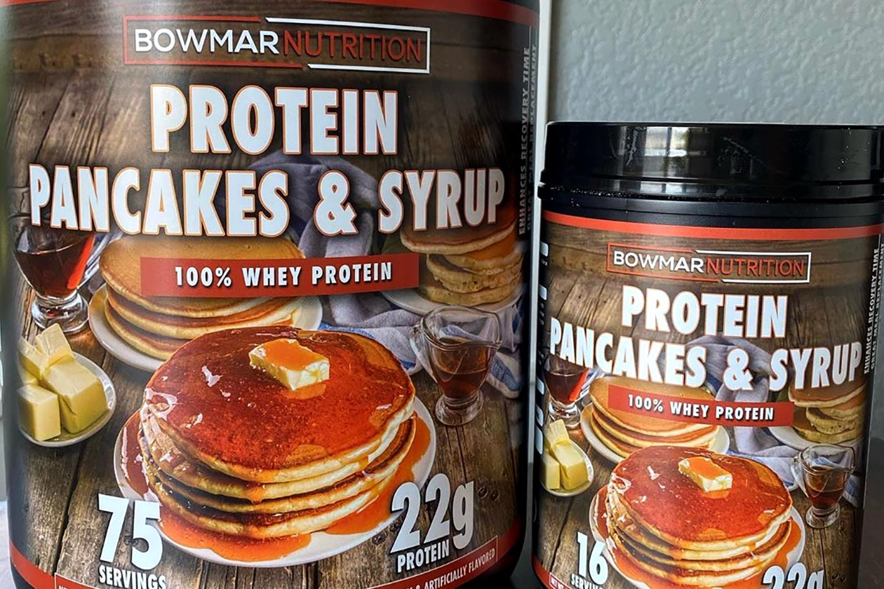 bowmar nutrition protein pancakes and syrup