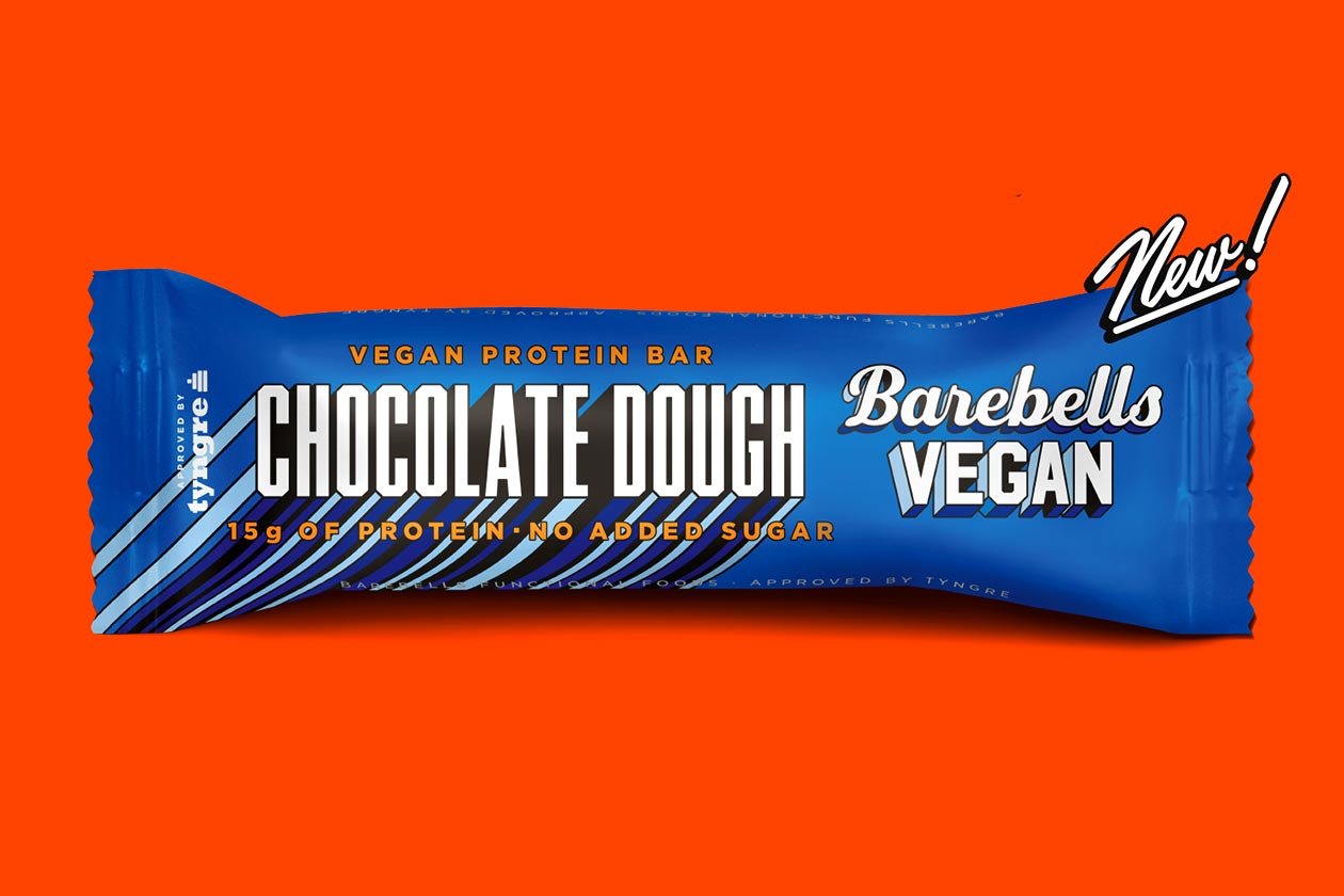 chocolate dough barebells vegan protein bar
