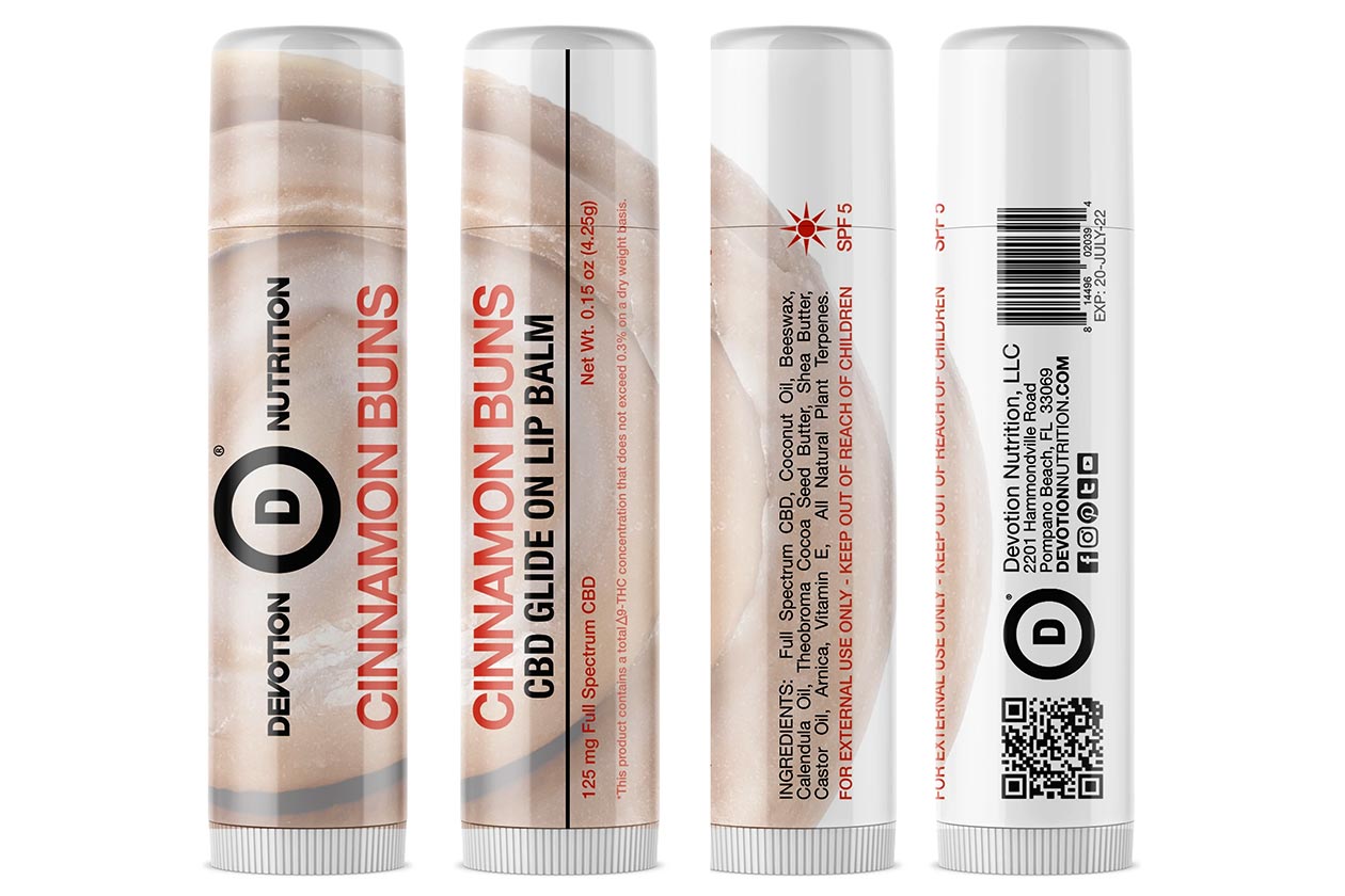 devotion nutrition cbd lip balm