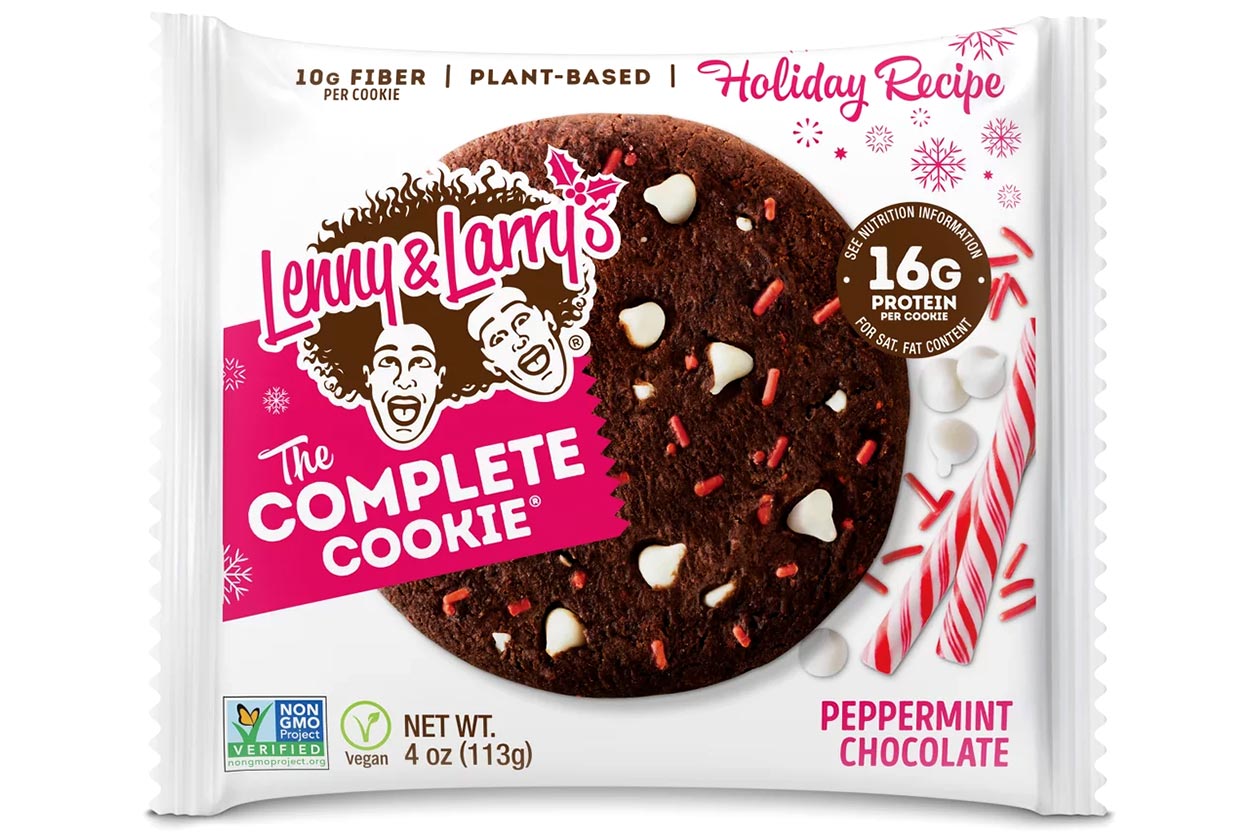 lenny and larrys peppermint chocolate complete cookie