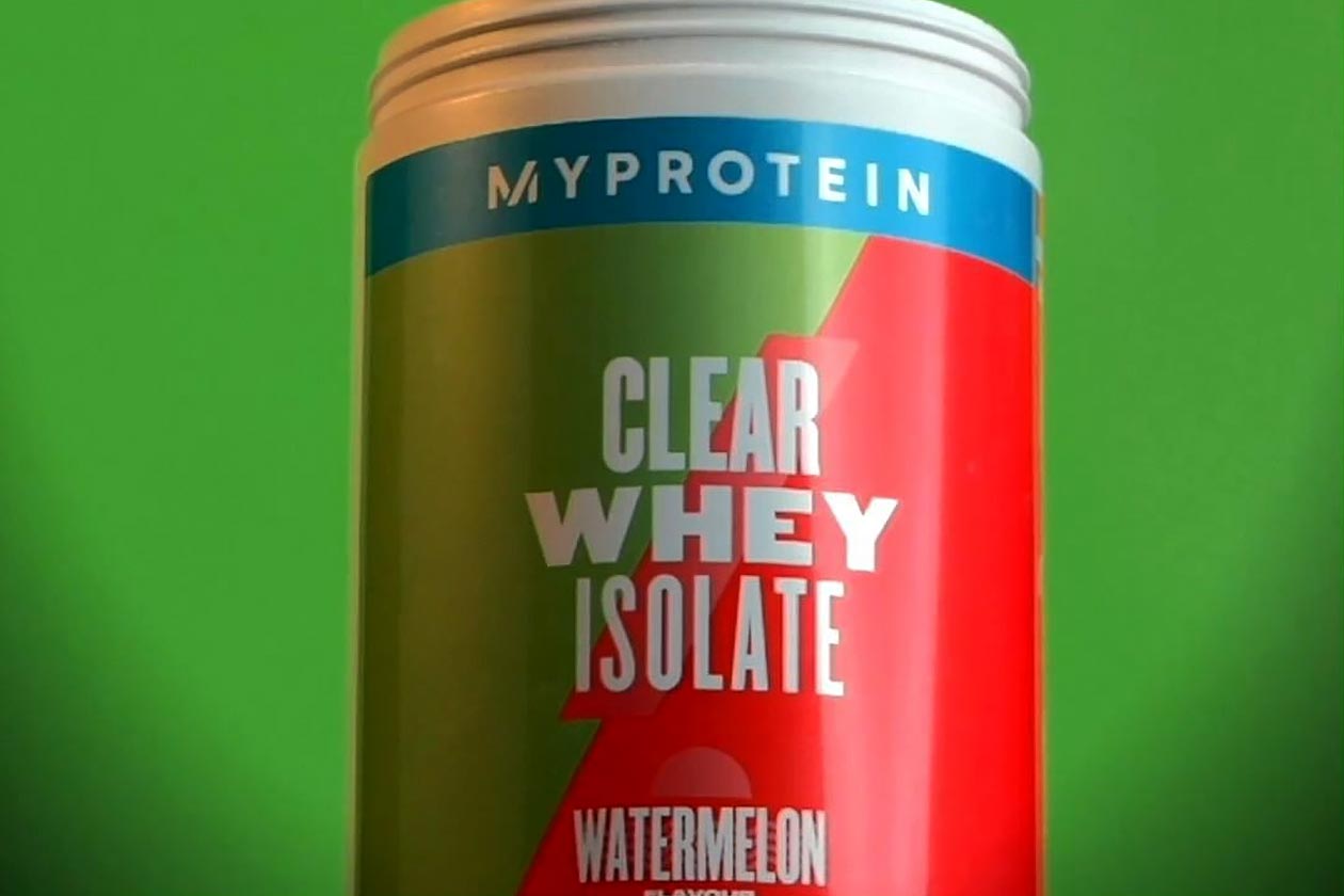 myprotein clear whey isolate flavors uk