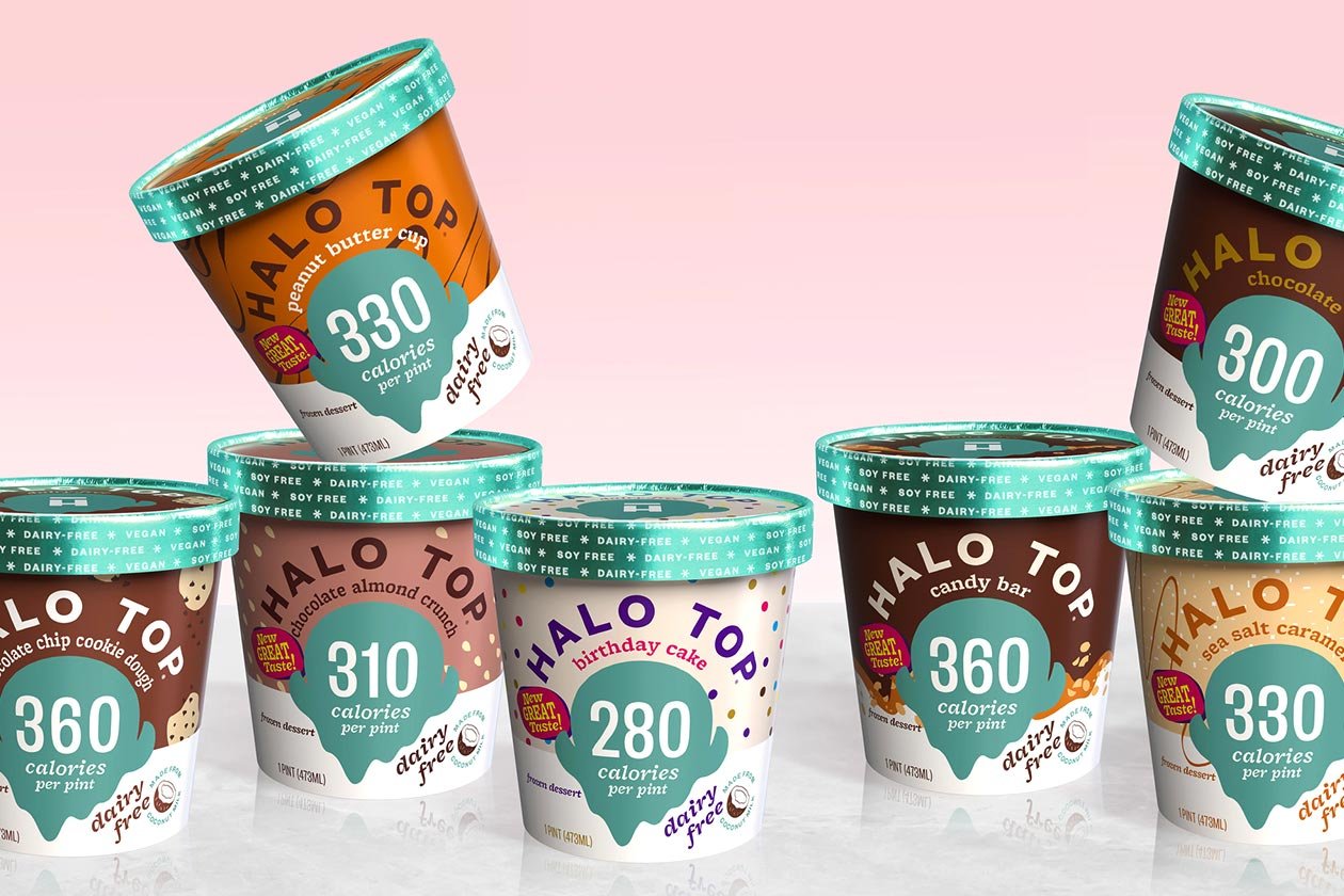 new and improved dairy free halo top ice cream