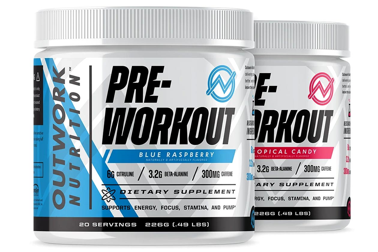 outwork nutrition pre-workout and recovery