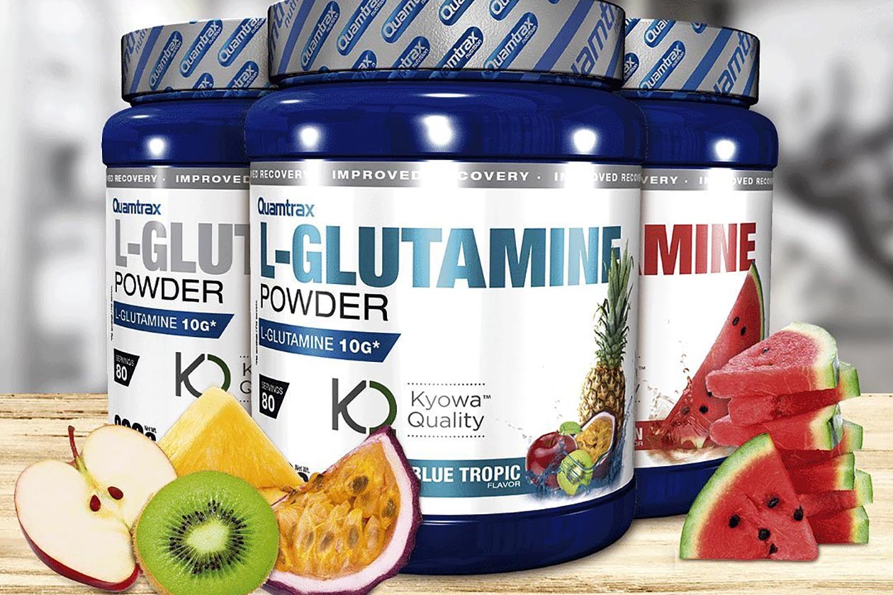 quamtrax nutrition flavored glutamine