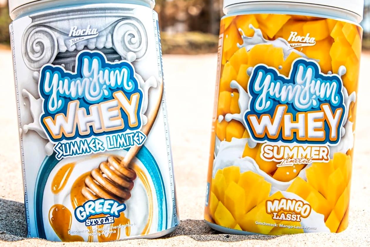 rocka nutrition summer edition yum yum whey