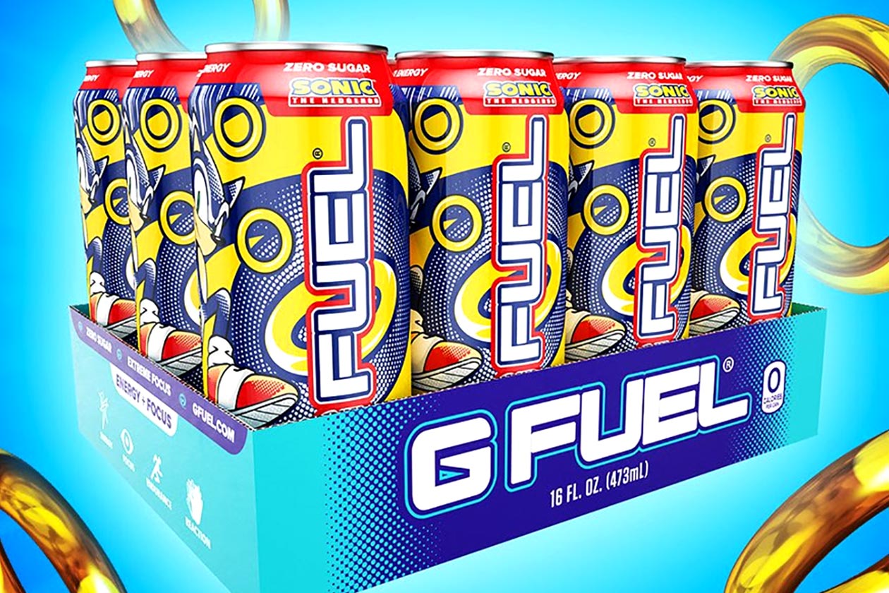 sonic the hedgehog g fuel energy drink